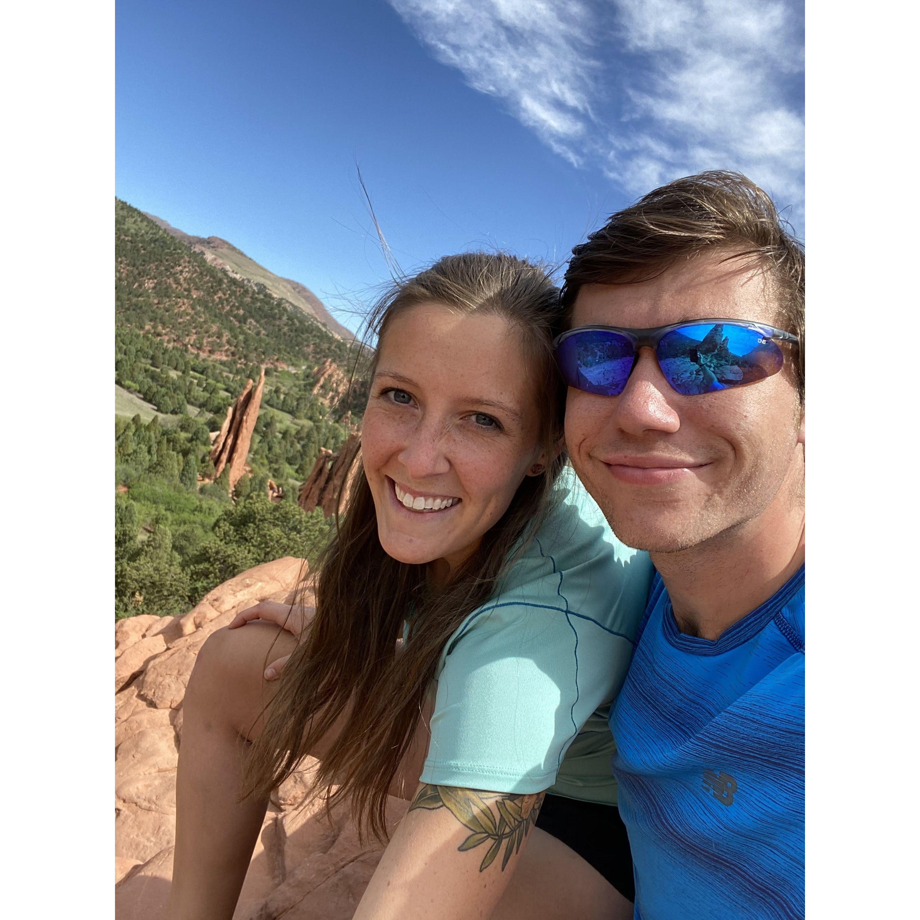 Many runs and time spent appreciating Garden of the Gods
