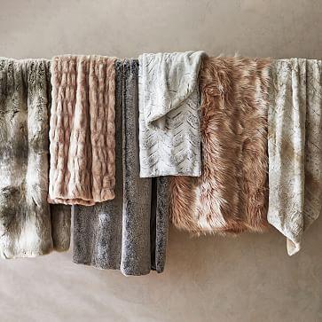 Faux Fur Throws