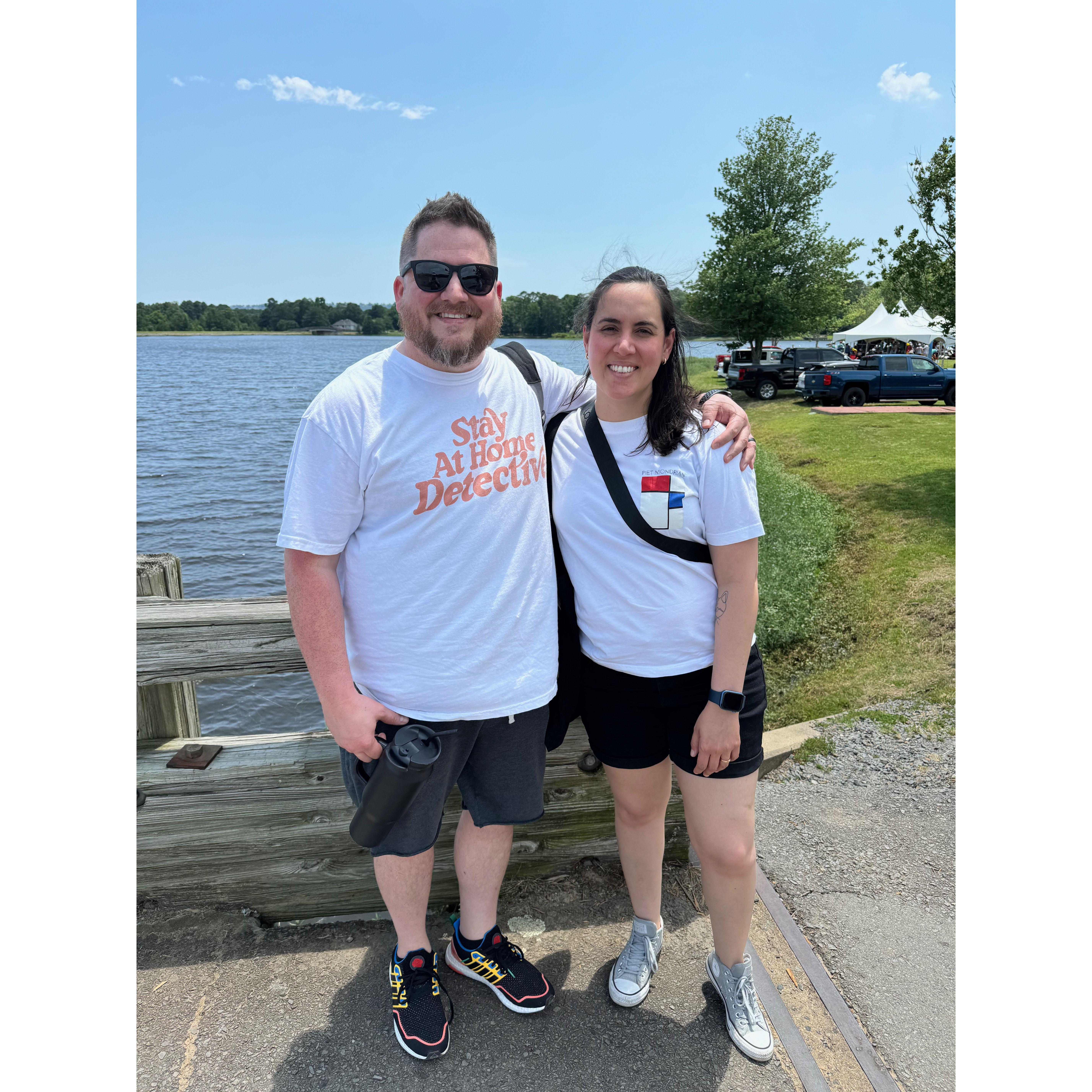 This is as outdoorsy as we get