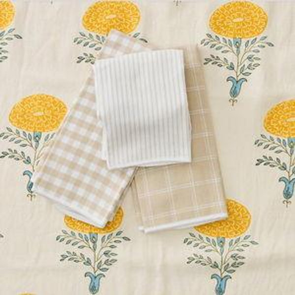 Patterned Assorted Kitchen Towel, Set of 3