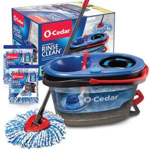 RinseClean Clean Water Spin Mop