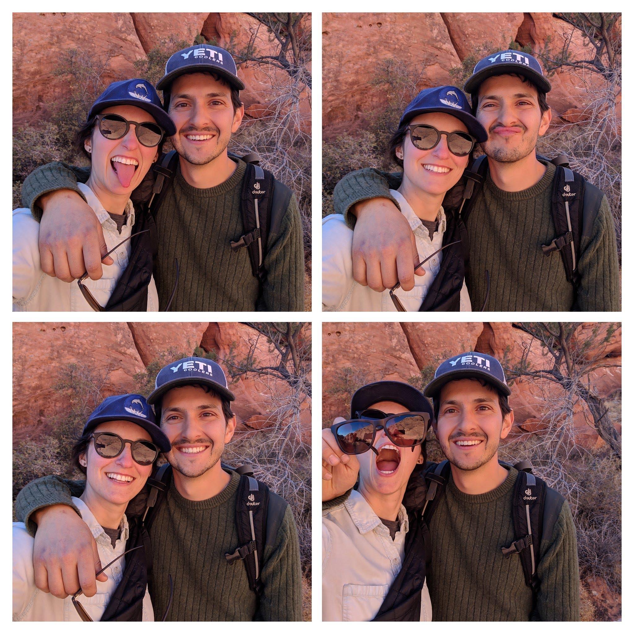 Catching the golden hour sun in Red Rocks National Conservation Area, Nevada.
