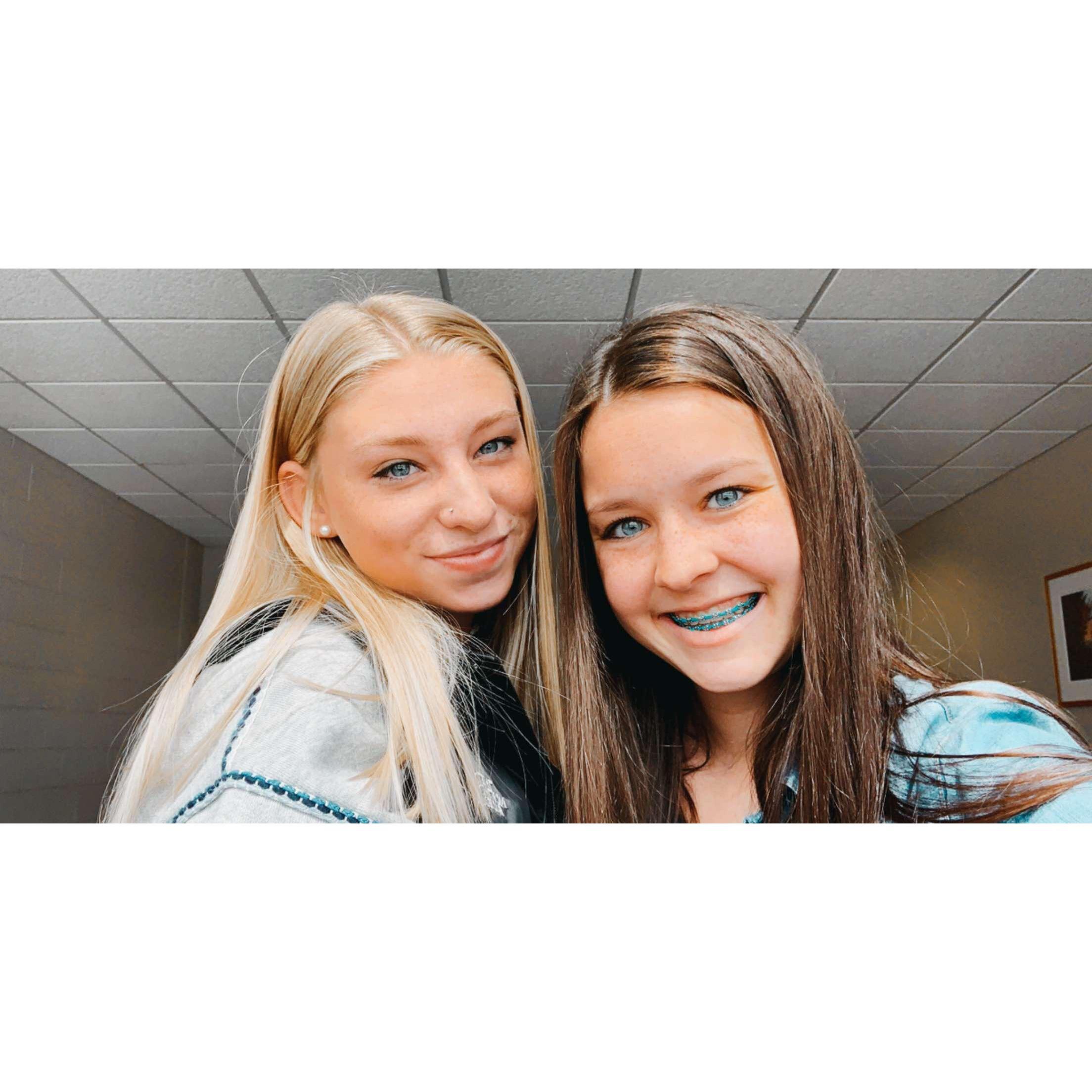 School selfies with Kylee