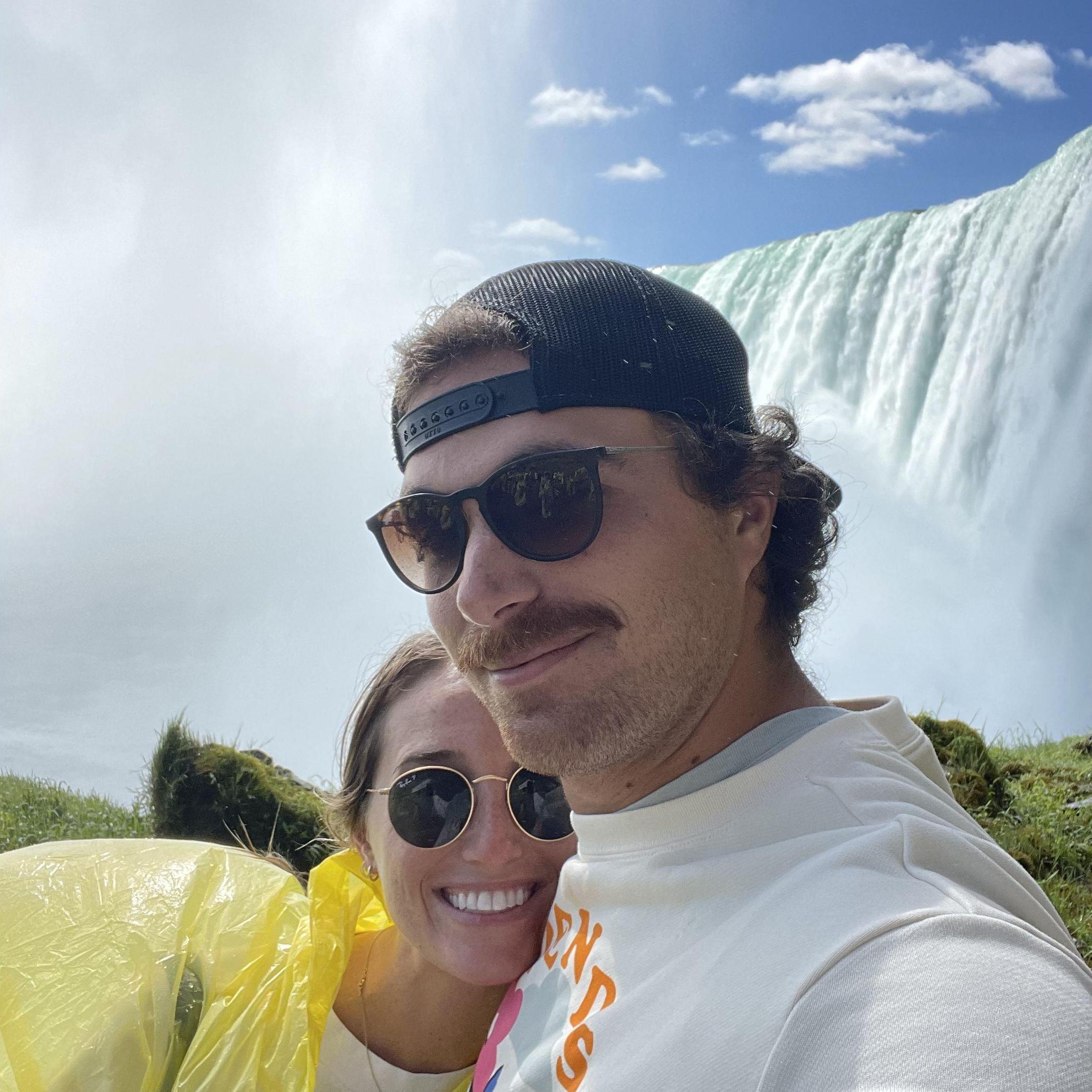 Our 1st trip out of the country together to Niagara Falls (Canada side)