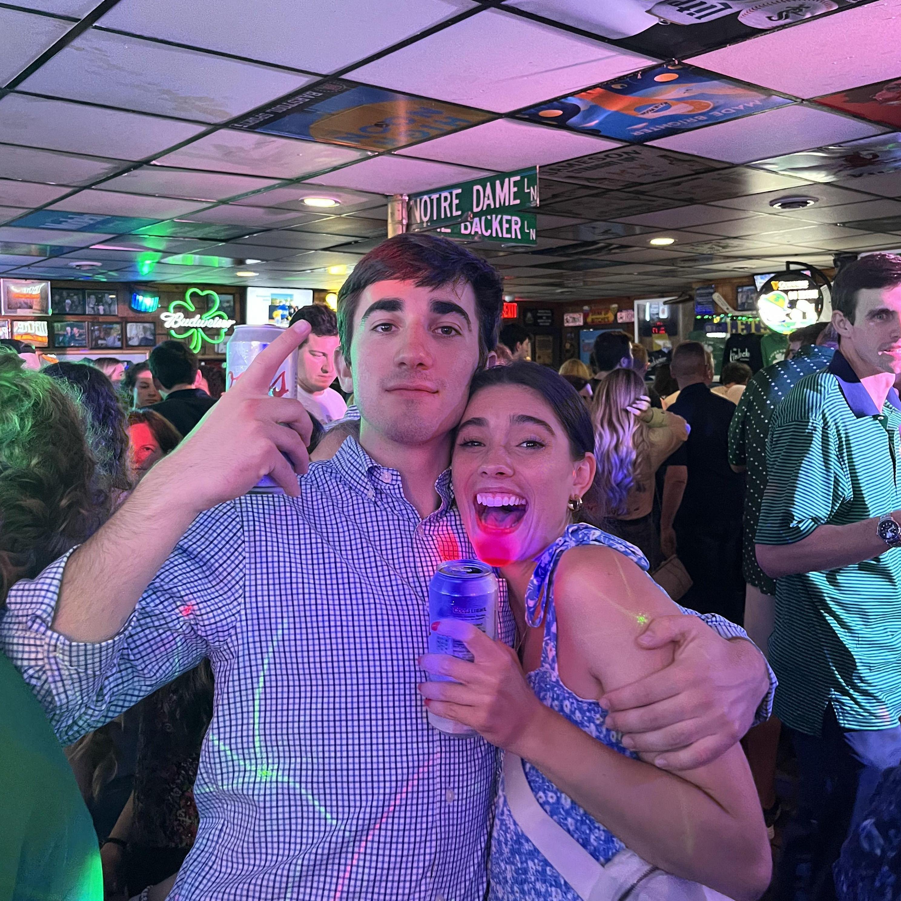 It would not be a trip to ND without a visit to David's favorite bar, the backer