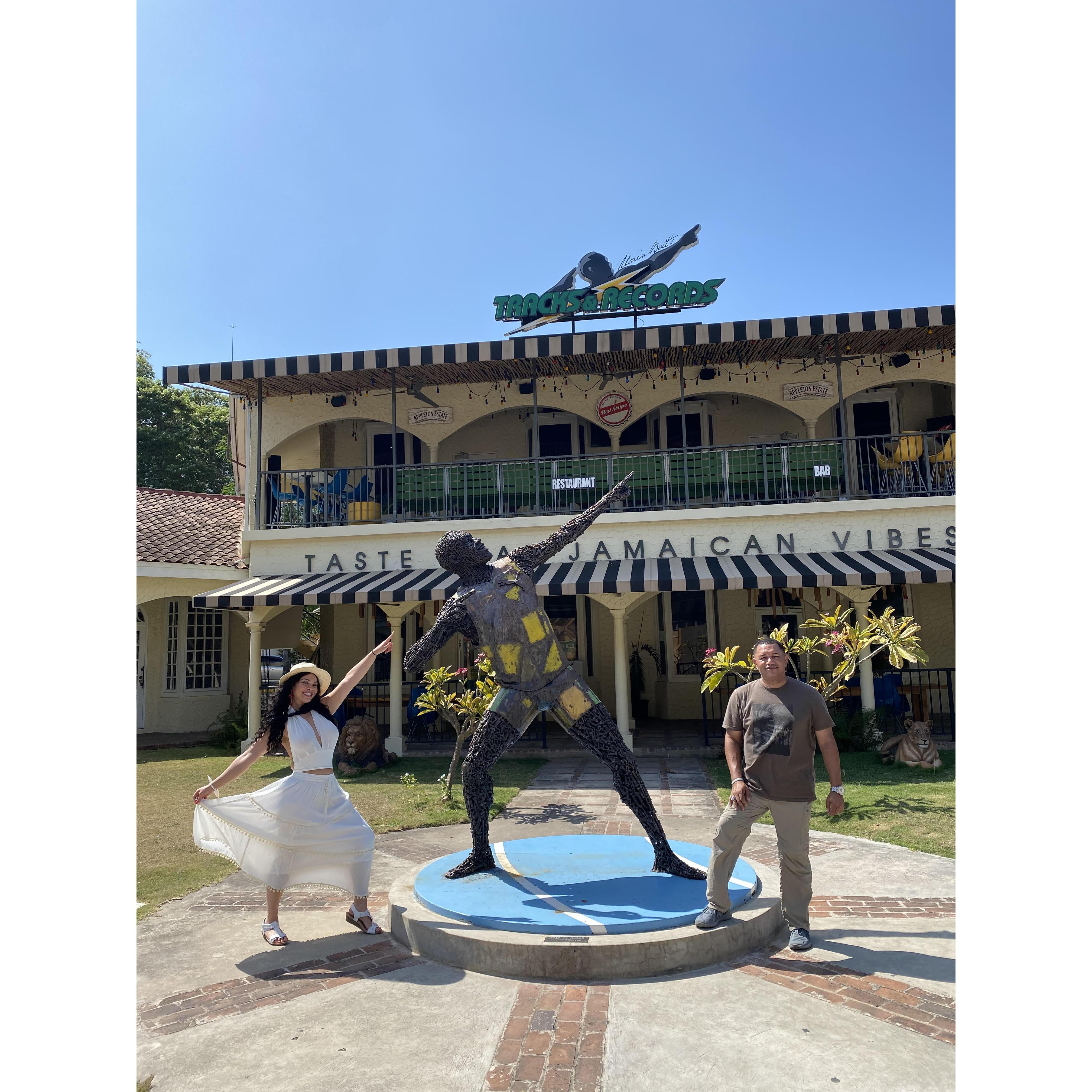 Usain Bolt's  Restaurant 
Tracks & Records
In Montego Bay Jamaica