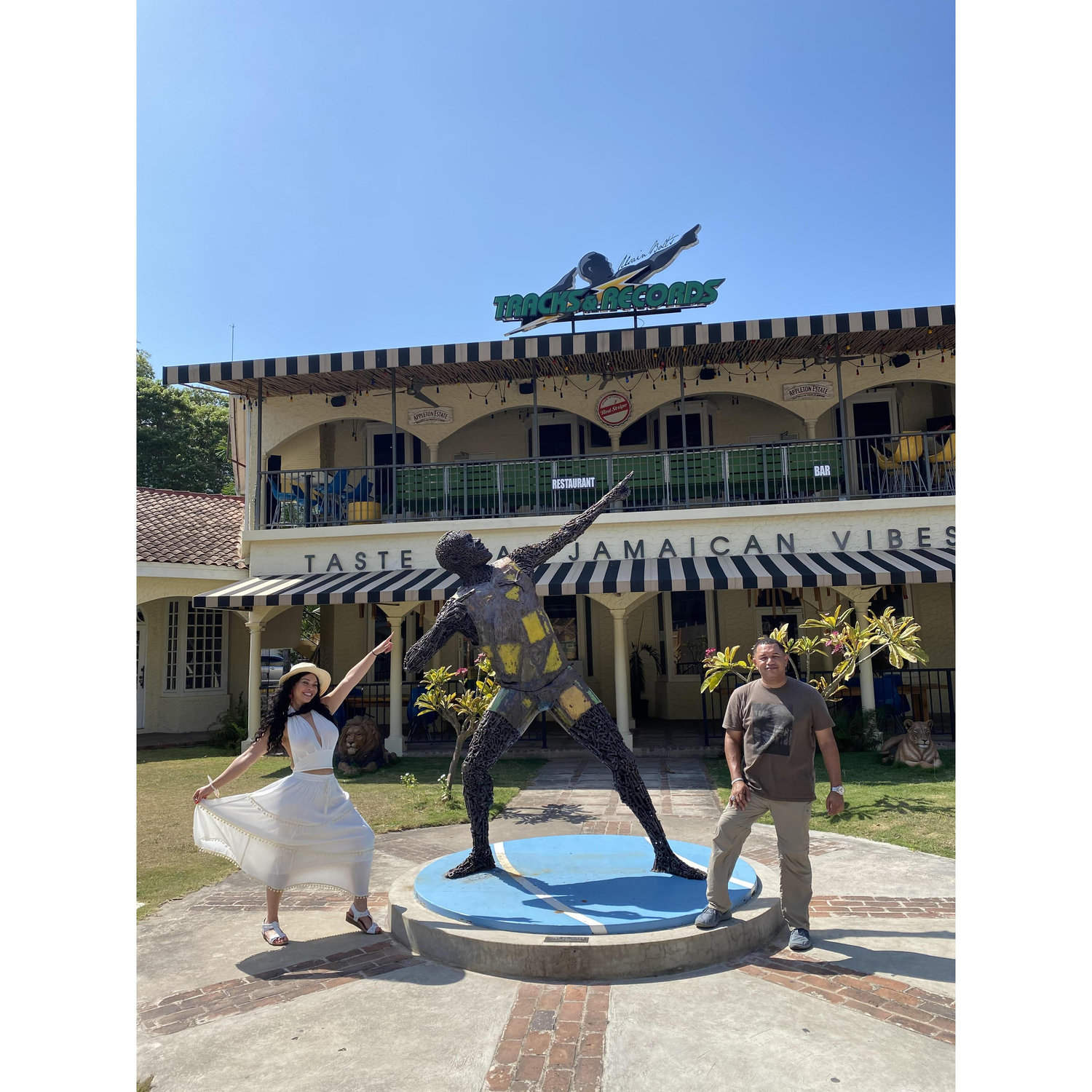 Usain Bolt's  Restaurant 
Tracks & Records
In Montego Bay Jamaica