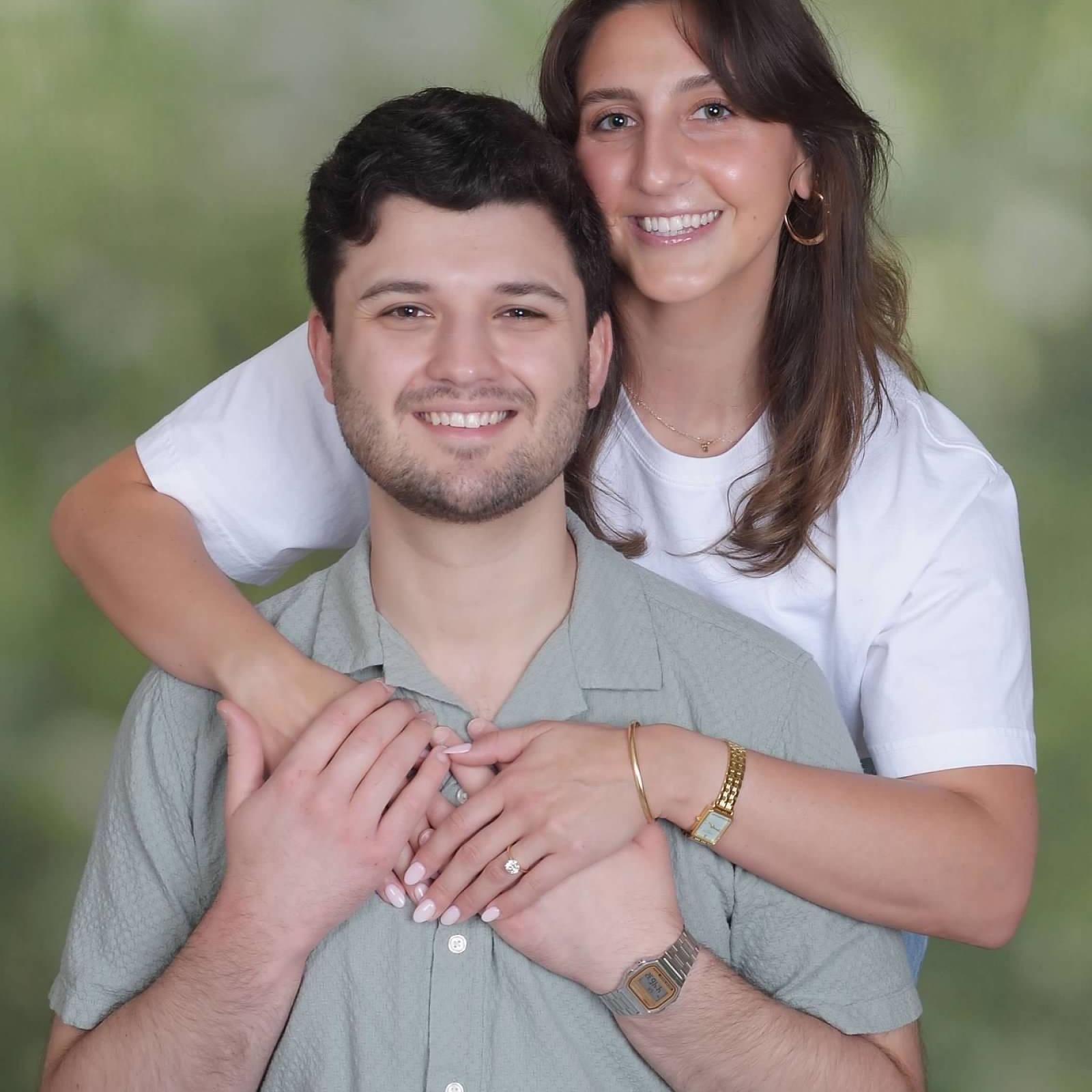 Our very serious engagement photo shoot