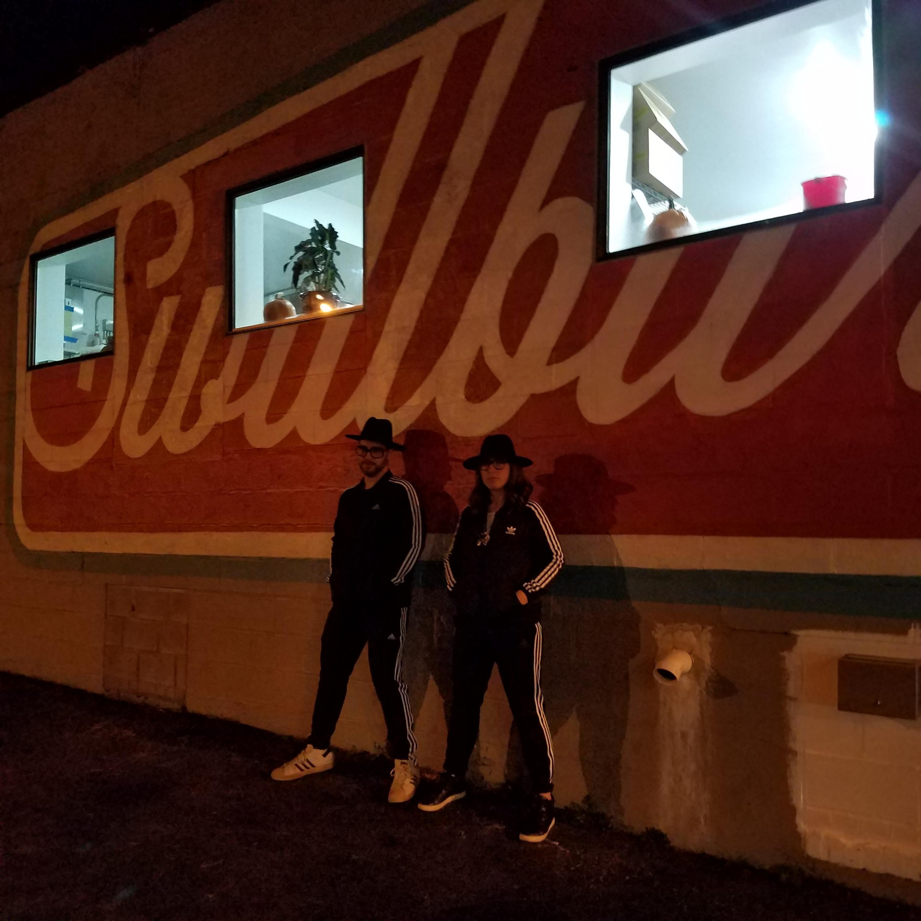 Kelsey spent an inappropriate amount of time searching for matching Adidas track suits. This picture made it worth it.