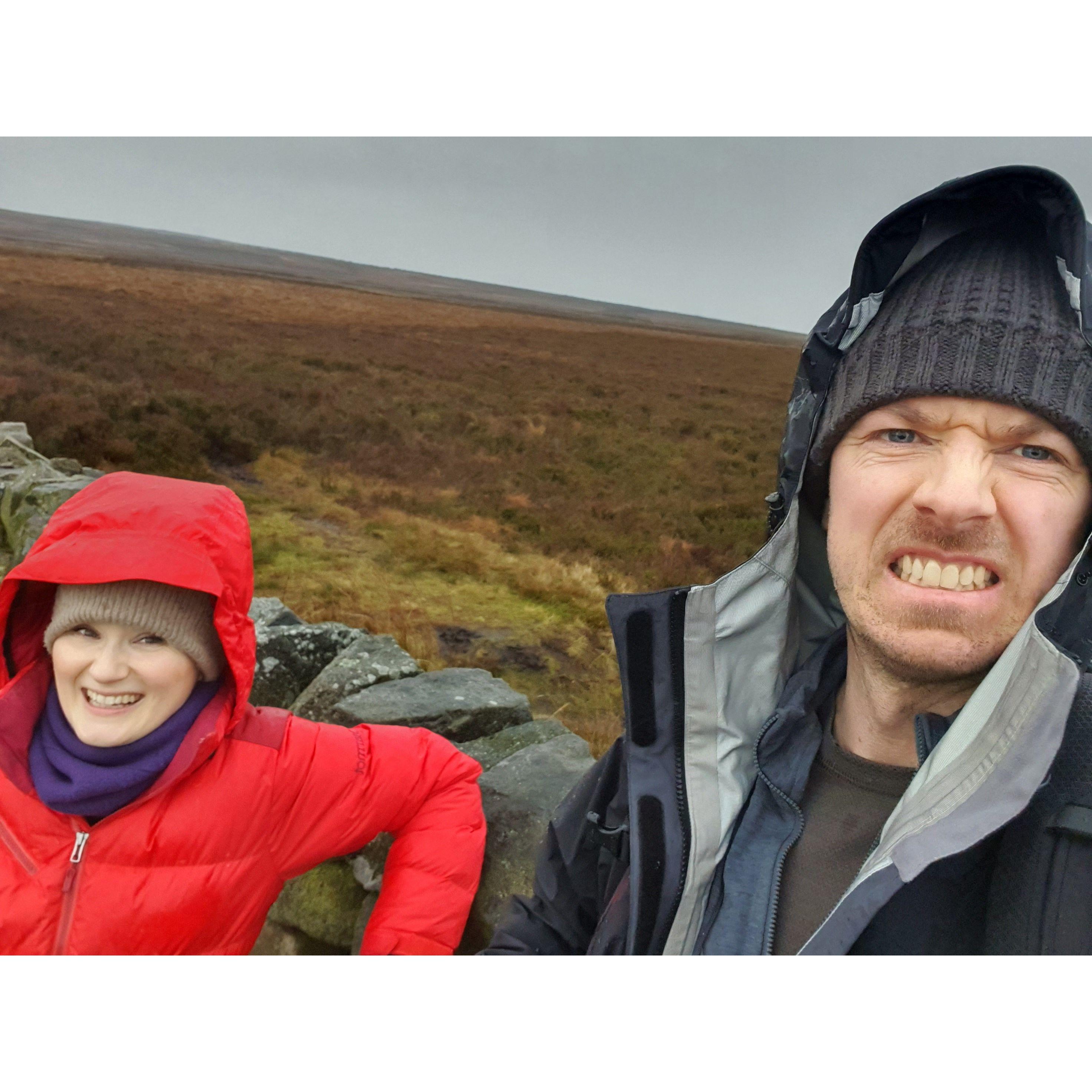 On Ilkley Moor (but sensibly not baht 'at)