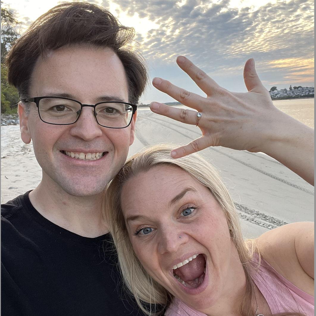Engaged!!! Crane Beach, 9/27/25