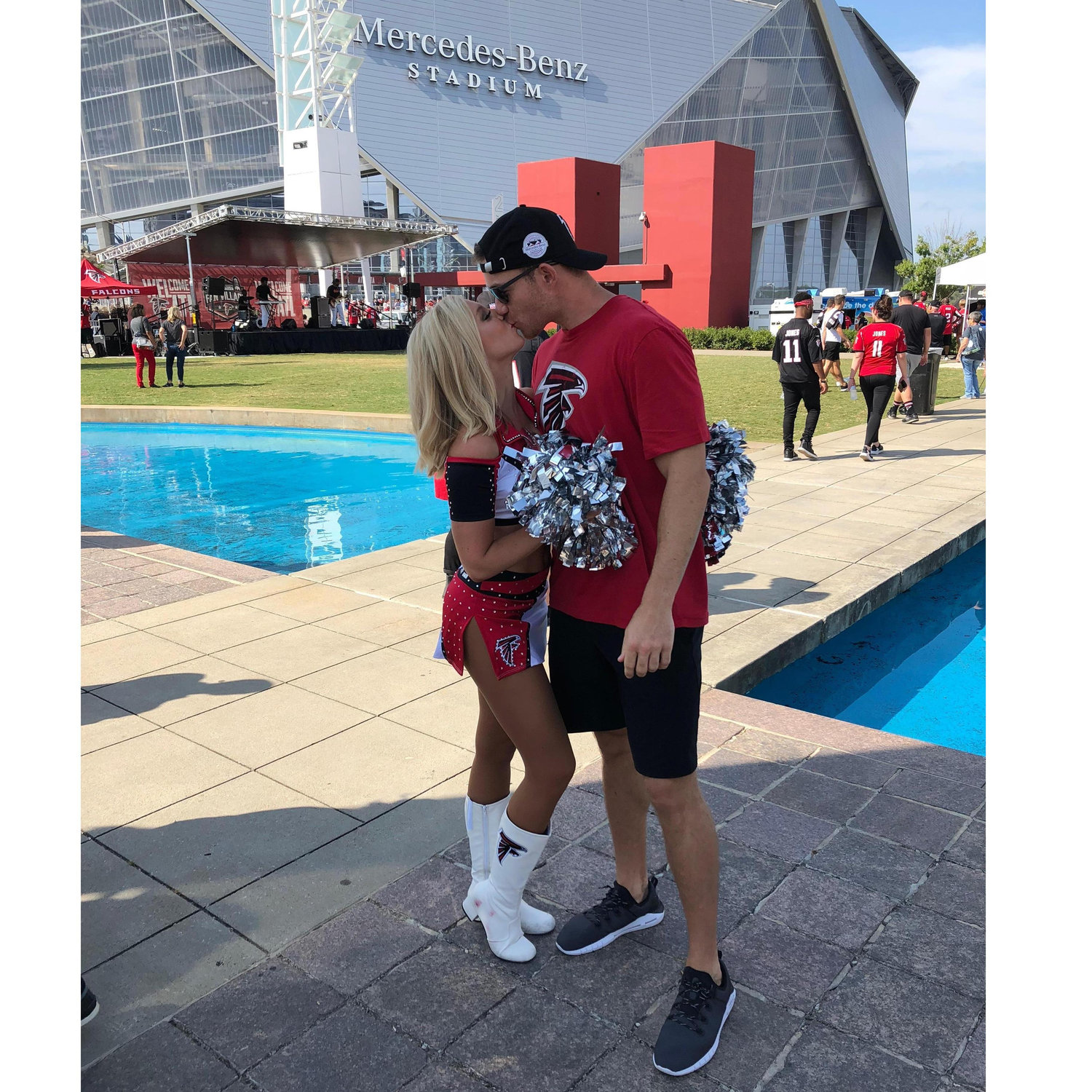 Austin's first Falcons Game!