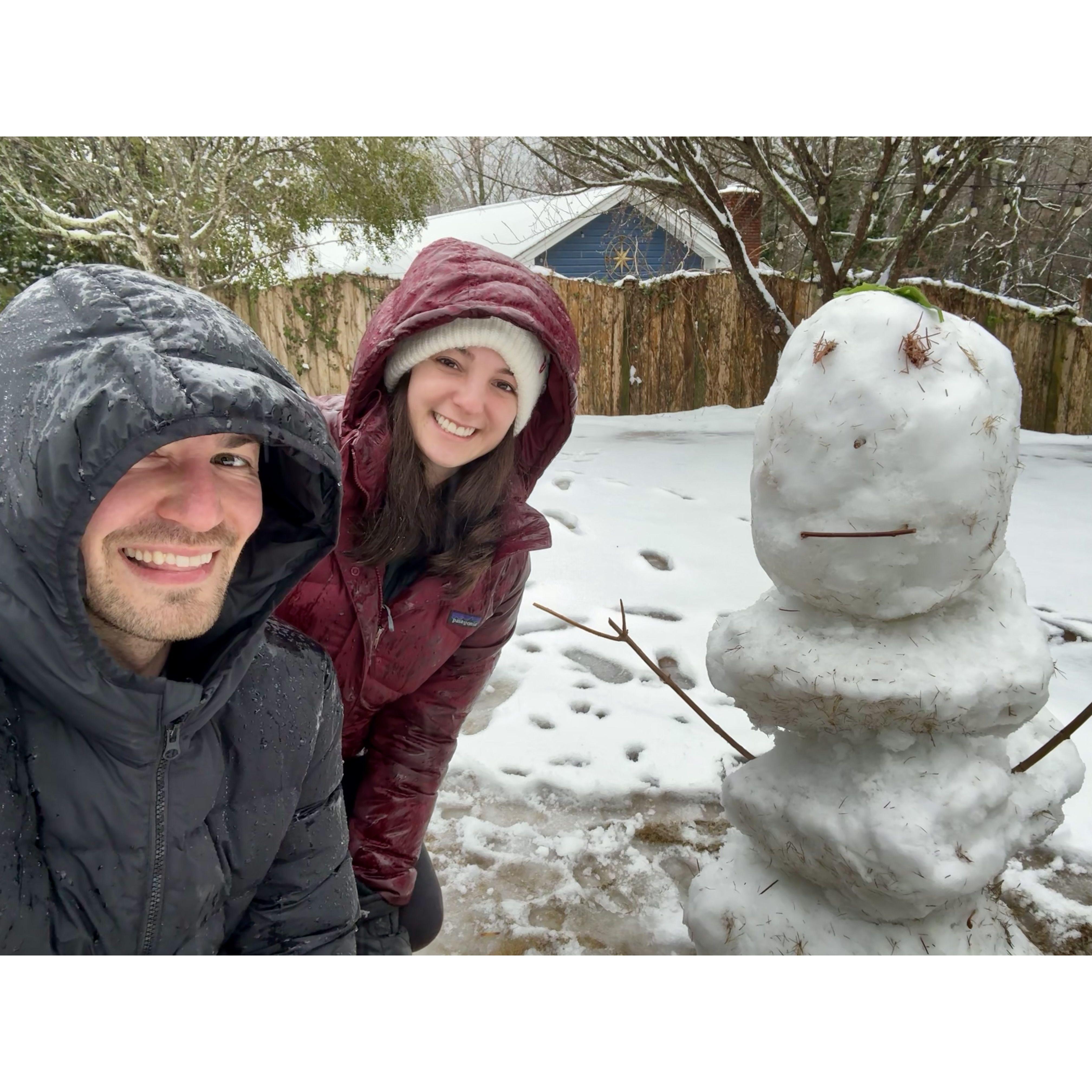 Snow Day in the new house | January 2025