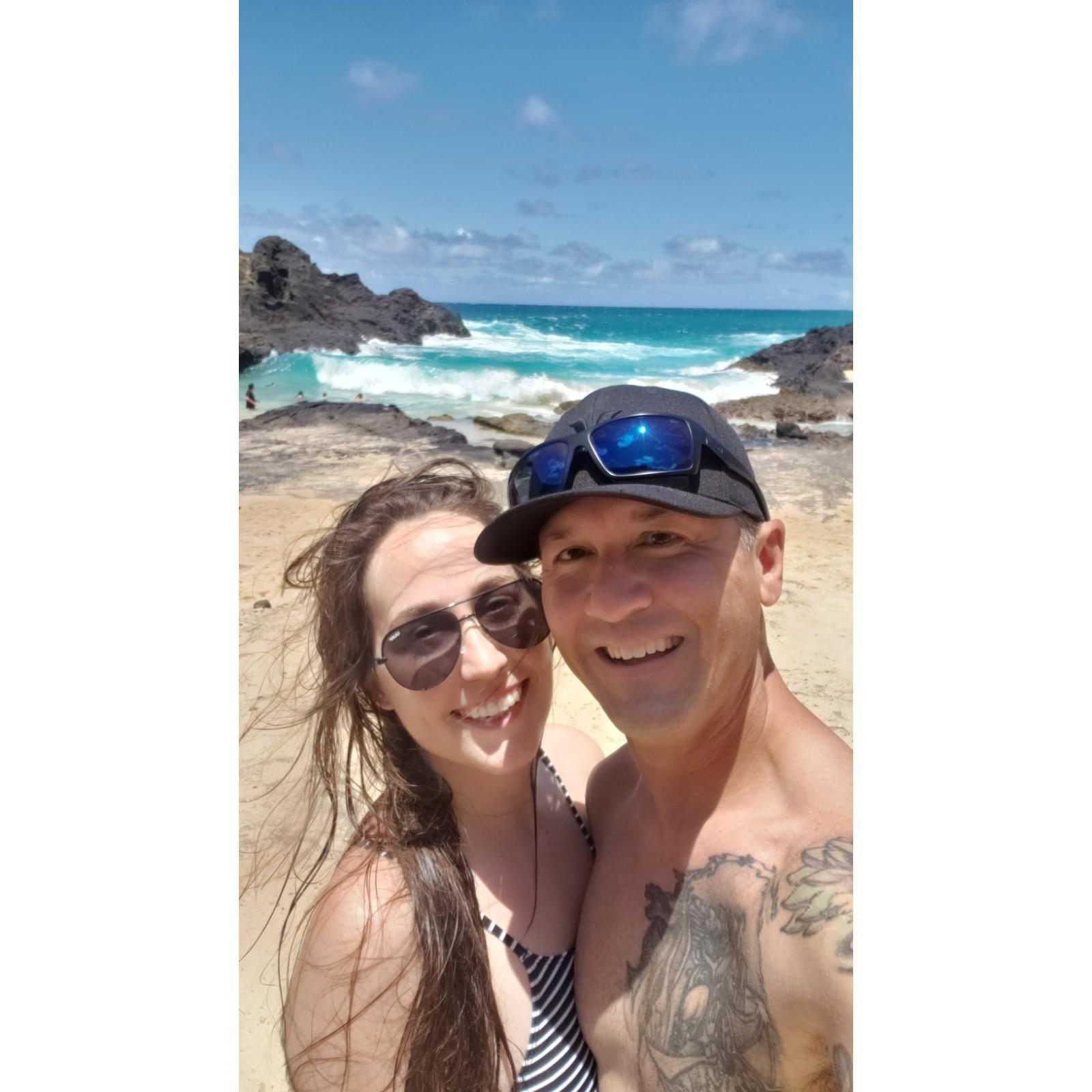 Halona Beach Cove, Oahu, HI.