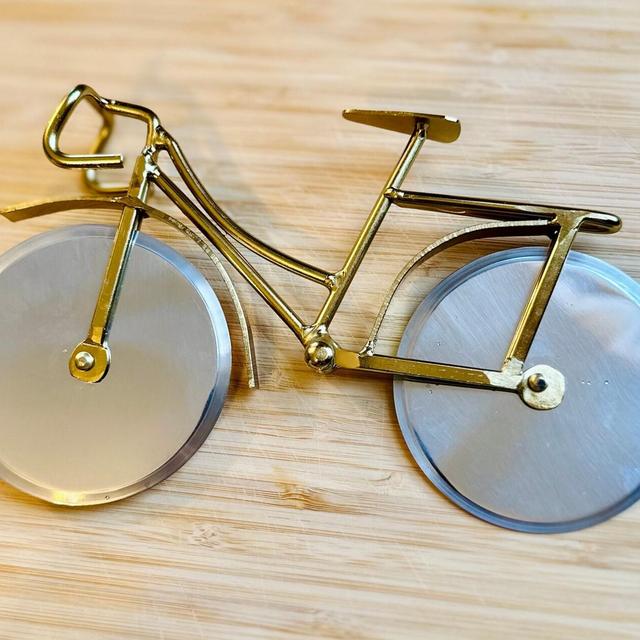 PIZZA CUTTER Bicycle Handmade Fair Trade Home Cooking Kitchen Fathers Day Gifts for Him Dad Mothers Day Gift for Her Mom Free Shipping