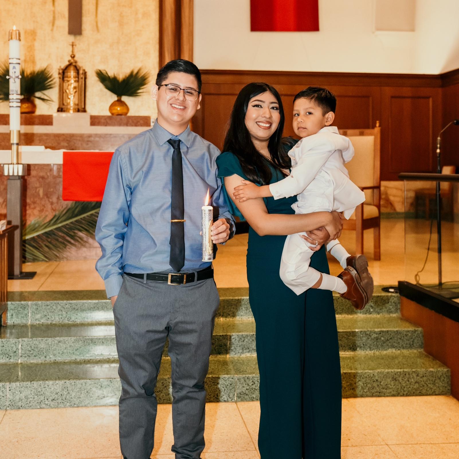 Our first time being Godparents 2025. Nuestro primer ahijado. 2025