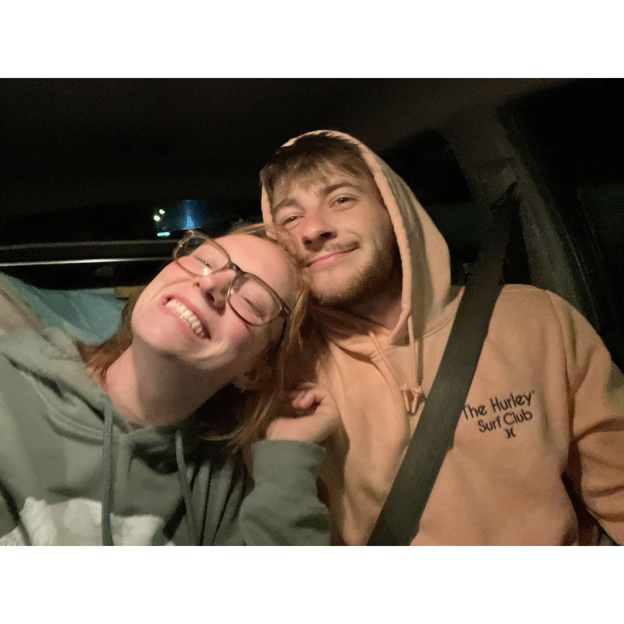 Driving back from CA