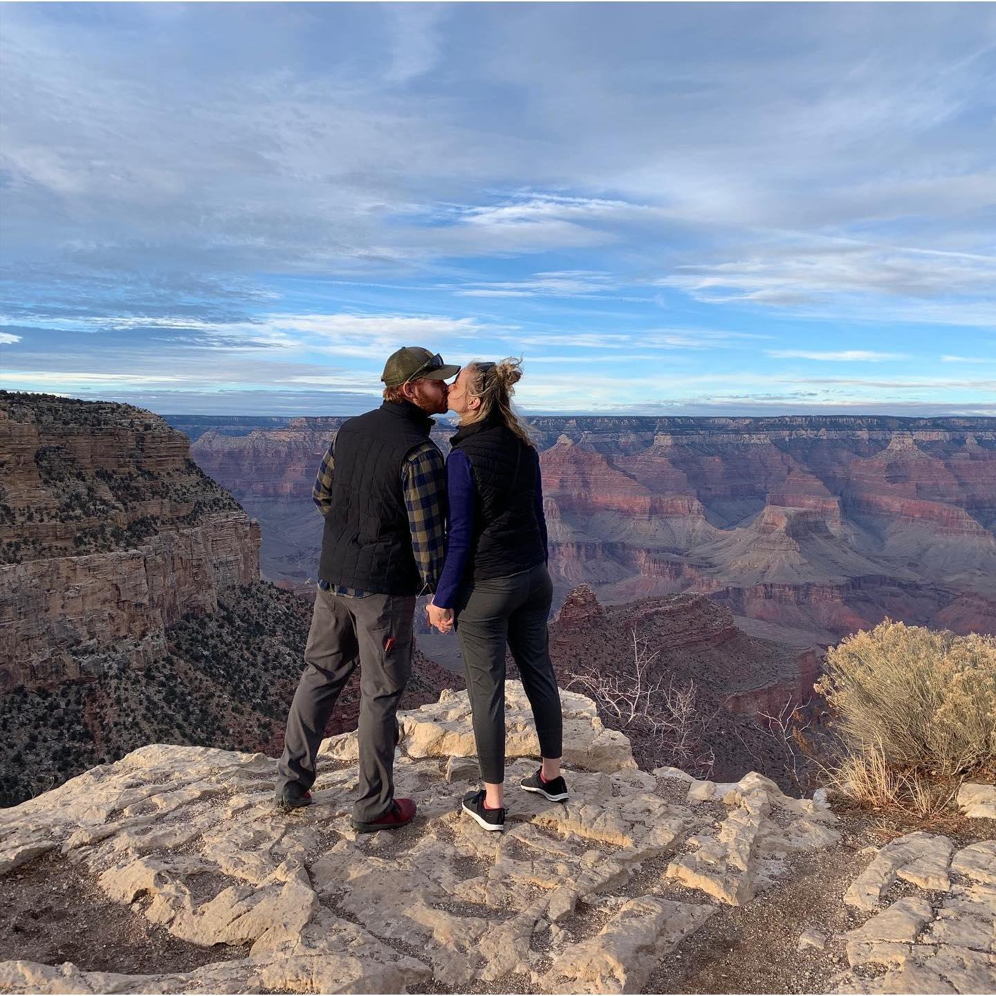 Smooching at the Grand Canyon