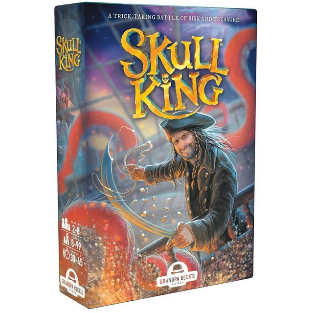 Grandpa Beck's Games Skull King - The Ultimate Pirate Trick Taking Card Game | Strategy Game for Friends, Family, Game Night | from The Creators of Cover Your Assets | 2-8 Players Ages 8+ (Base Game)