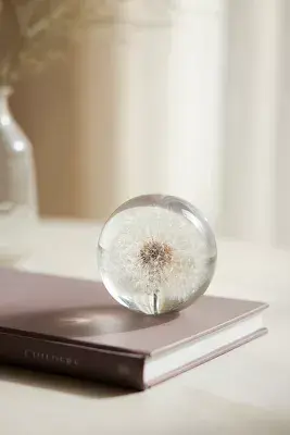 Botanical Resin Paperweight