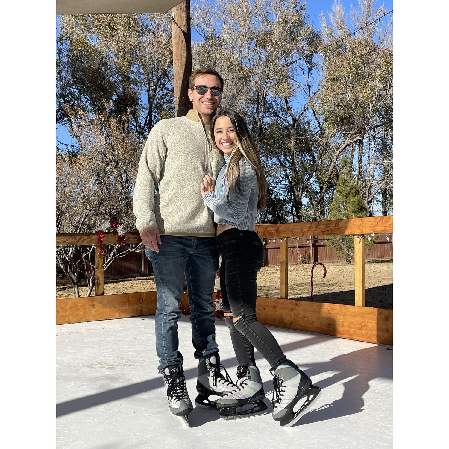 Anthony wanted to give Bridget a taste of Chicago for her birthday in 2022. When he heard they were going to have ice skating in Lubbock he couldn’t wait to surprise her! November 2022