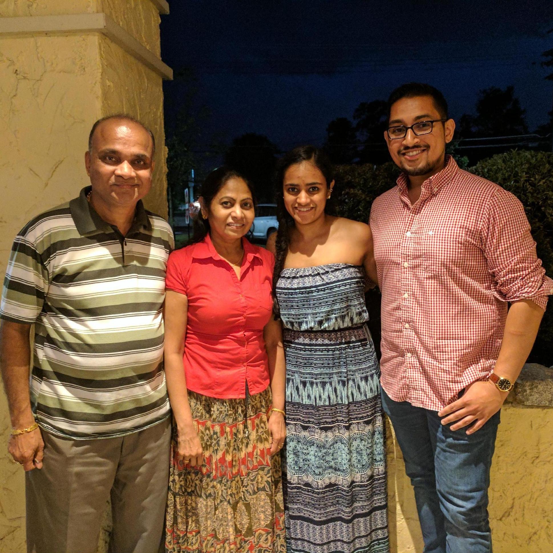 The first time Sayan met Amy's family- a night full of nerves!