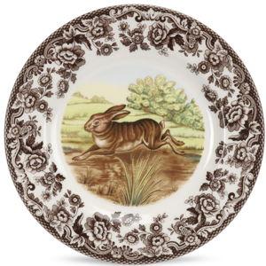 Woodland Salad Plate 8 Inch, Rabbit