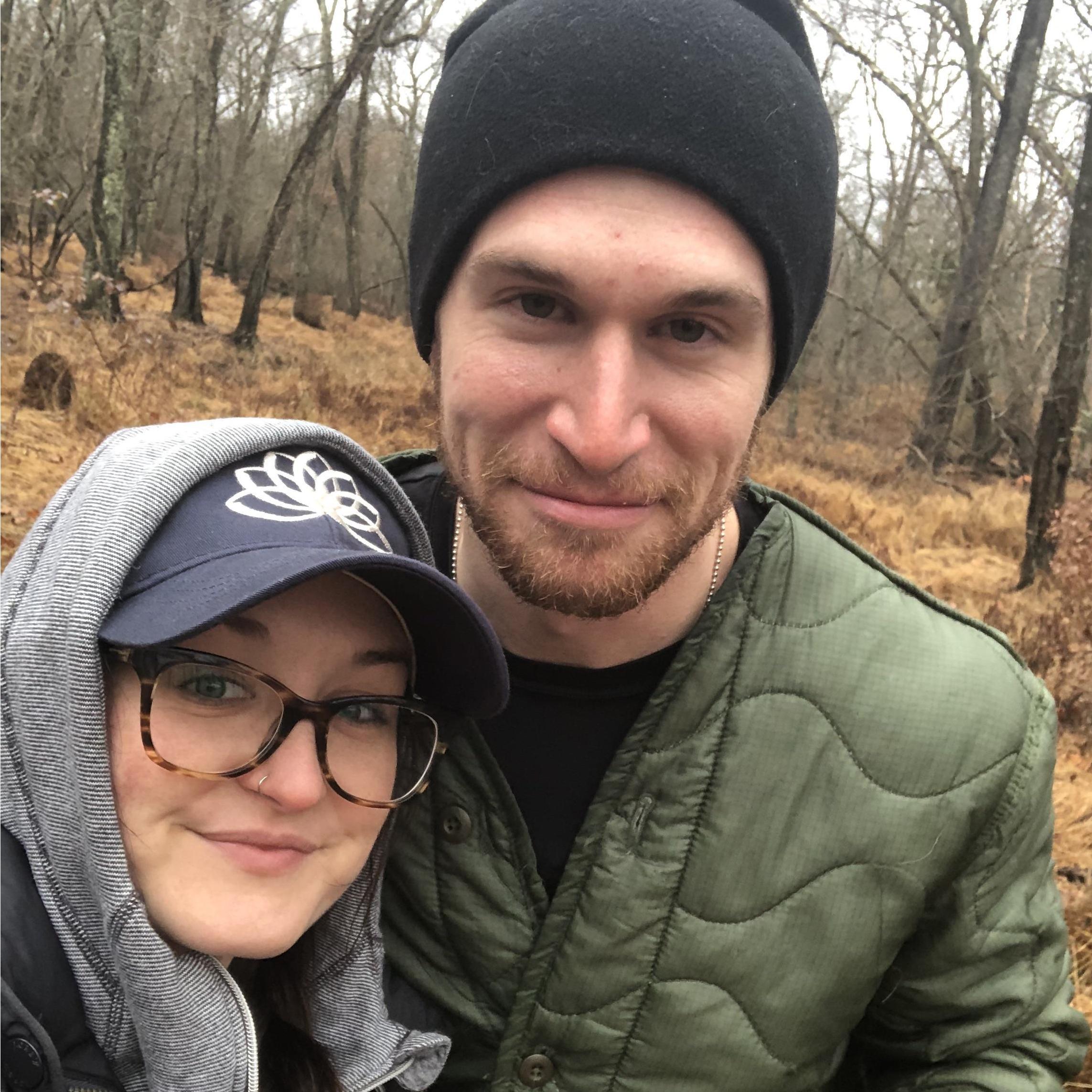 Our first photo together.