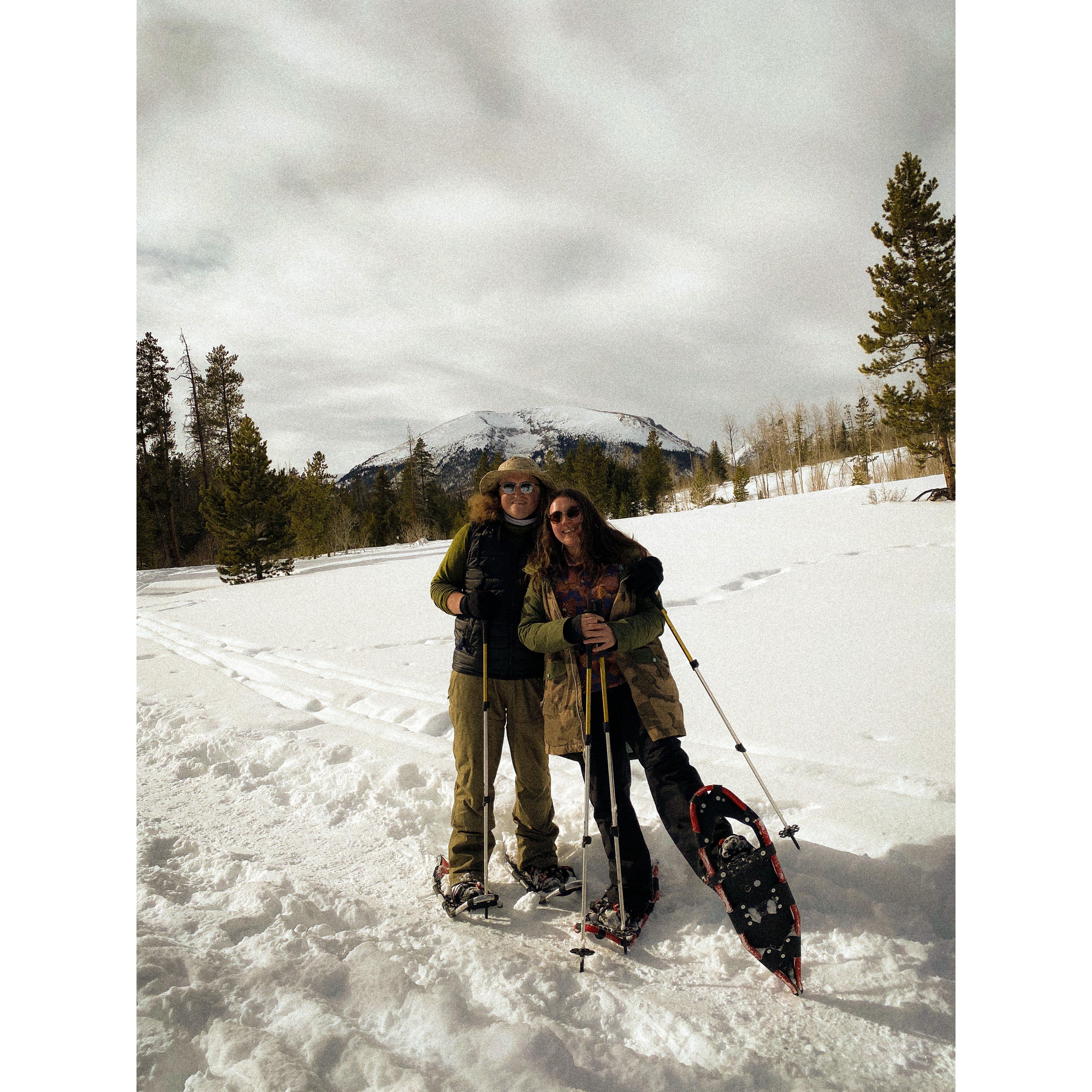 Snowshoeing in Dillon, Colorado