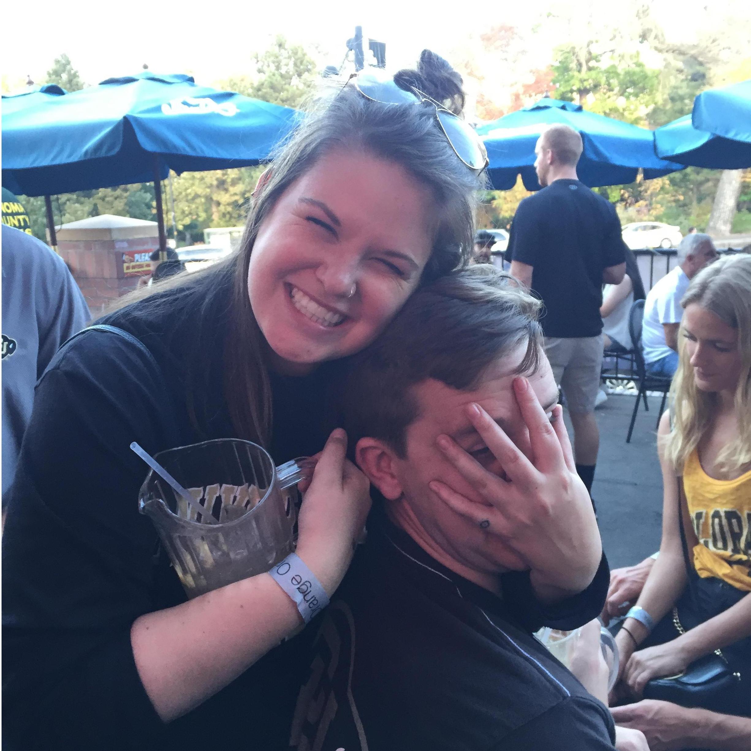 CU Homecoming Game 2015 (hi Megan)