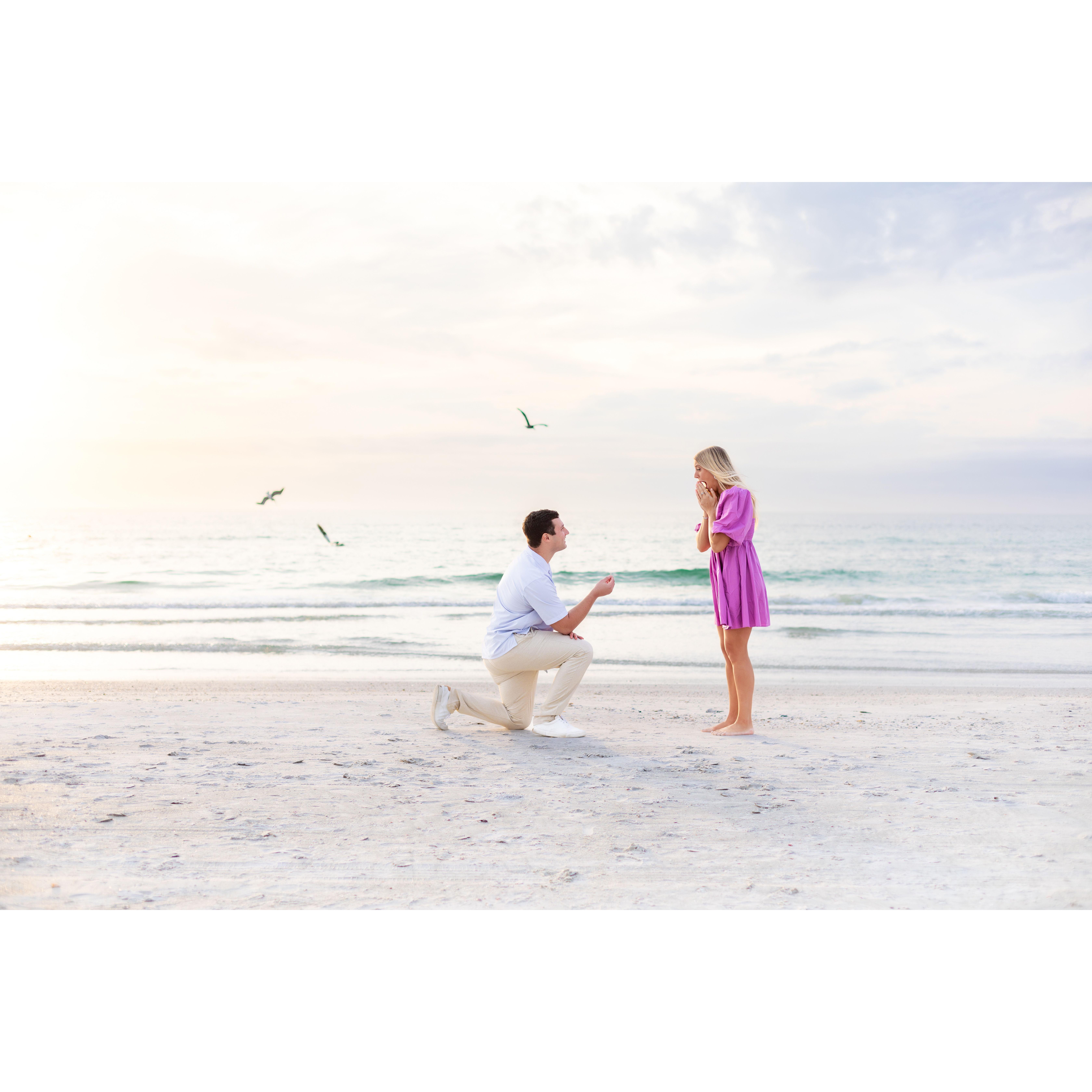 December 2, 2023 - She said YES!!!