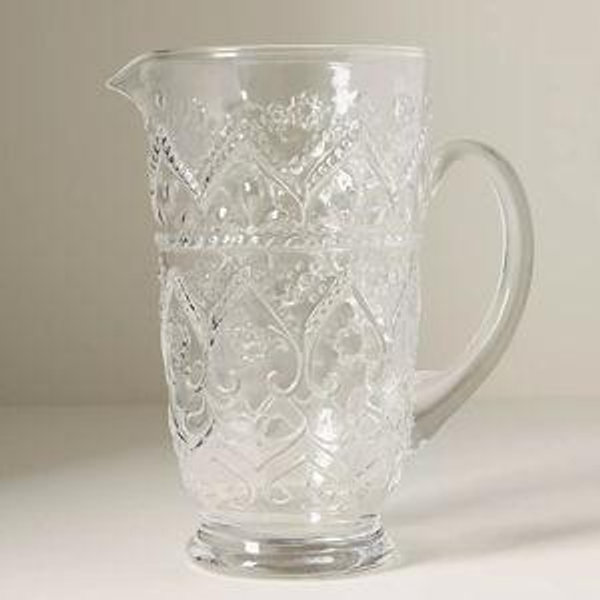 The Bombay Handblown Glass Pitcher