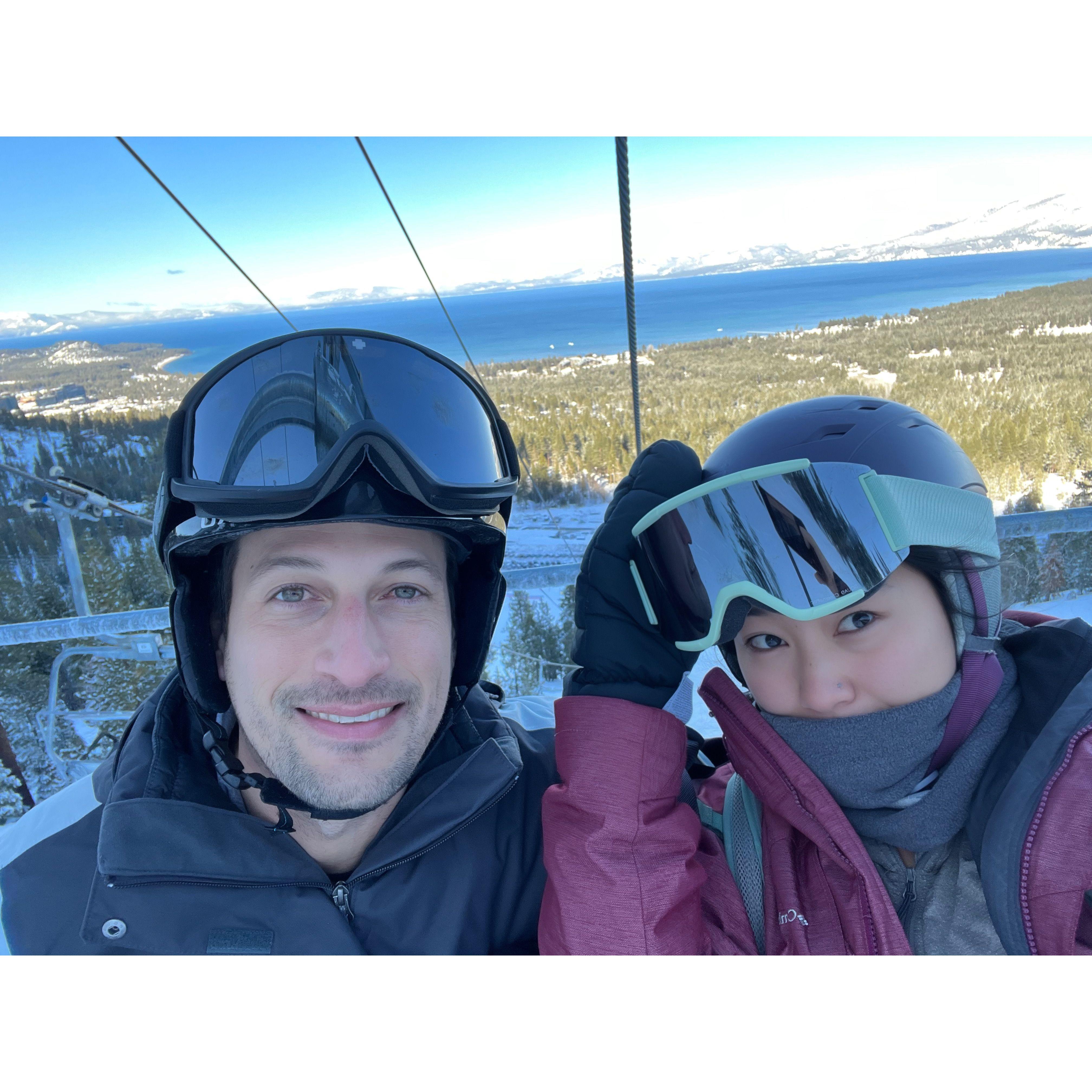 Fighting for our lives. Lake Tahoe, CA.
