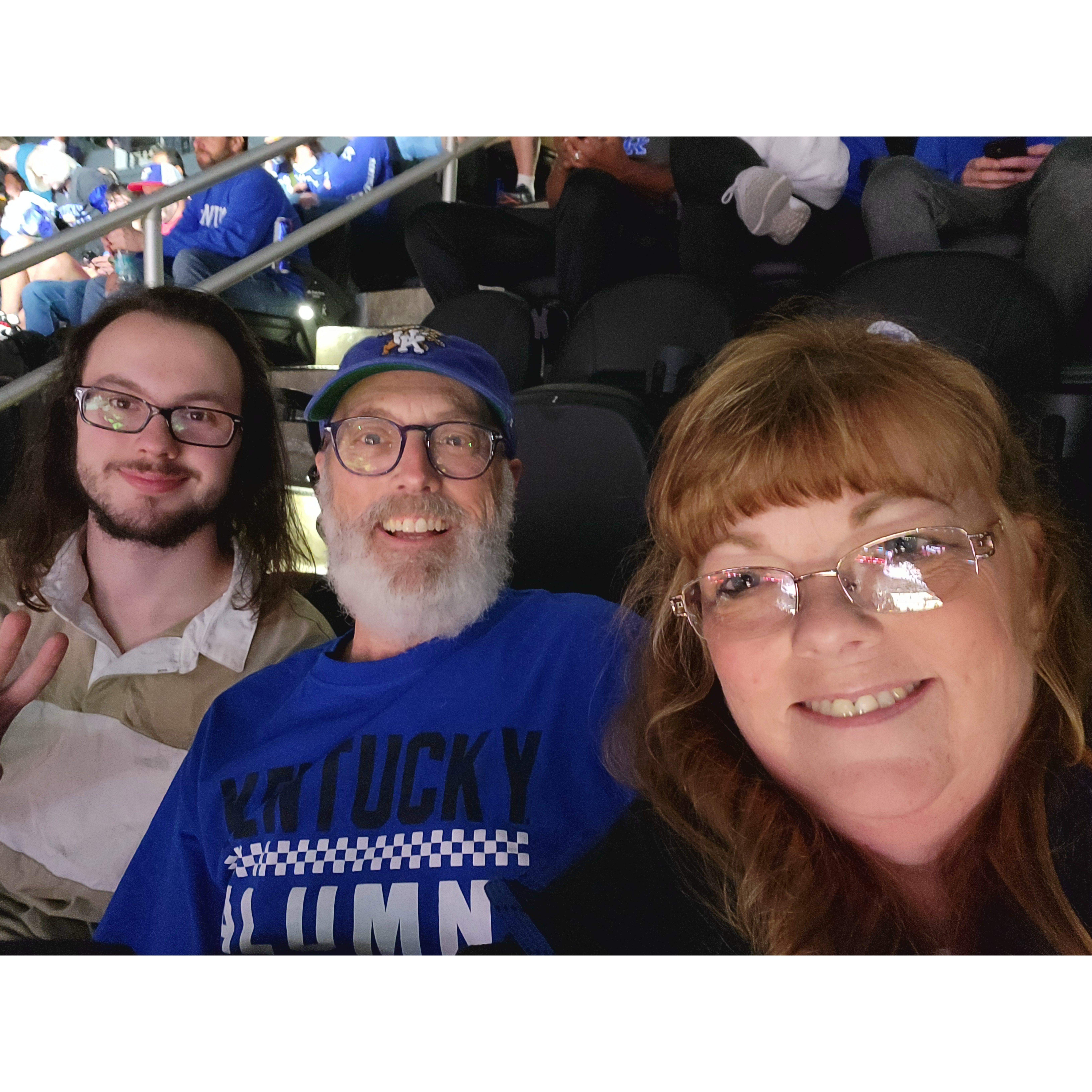 Benton, Patrick and Mary at State Farm Classic-Duke game