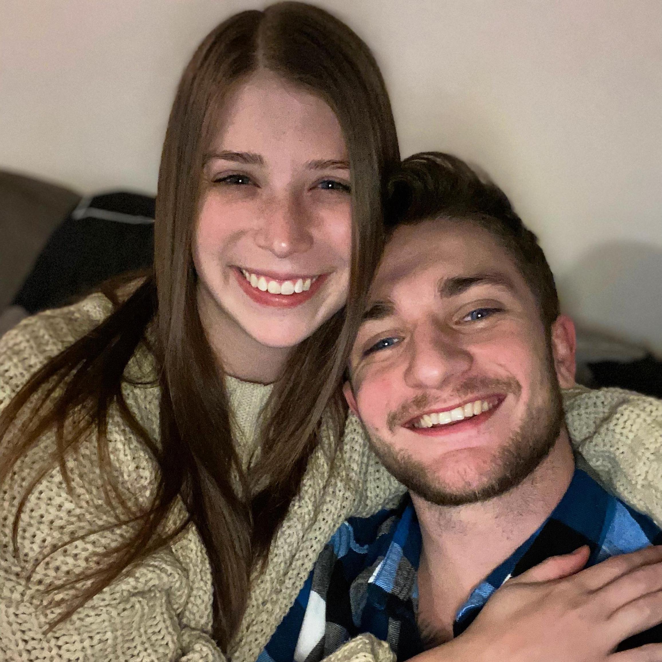 All smiles after having two nights of seafood in a row (our favorite)