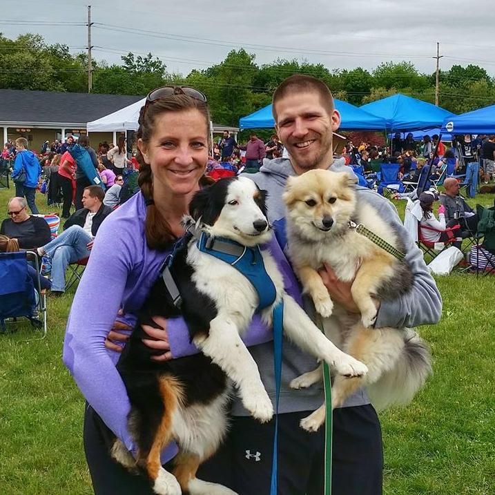 Participating in our favorite doggy 5K at a winery in NJ