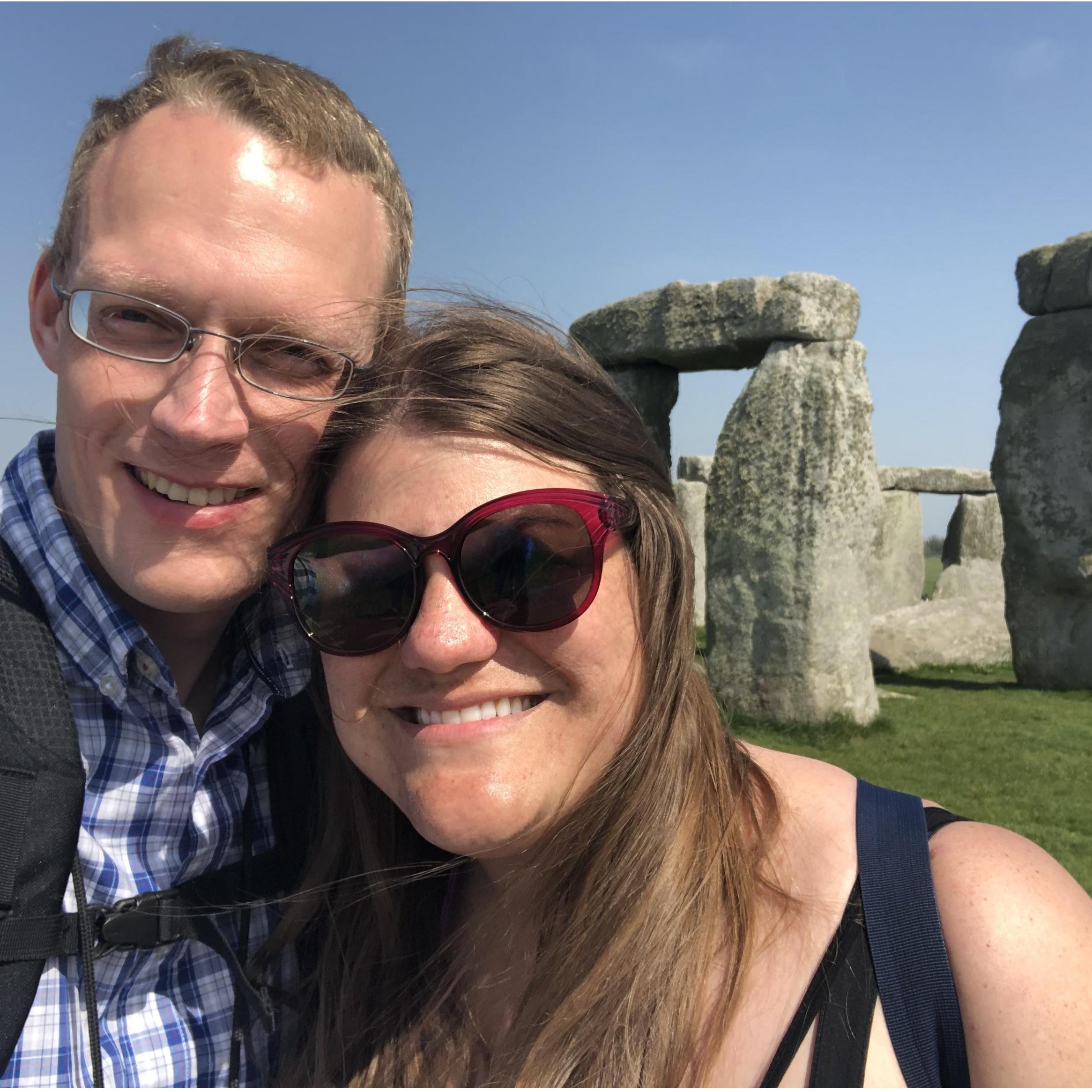 At Stonehenge!