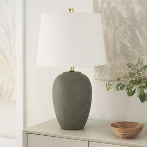 23" Green Ceramic Urn Table Lamp - Nourison