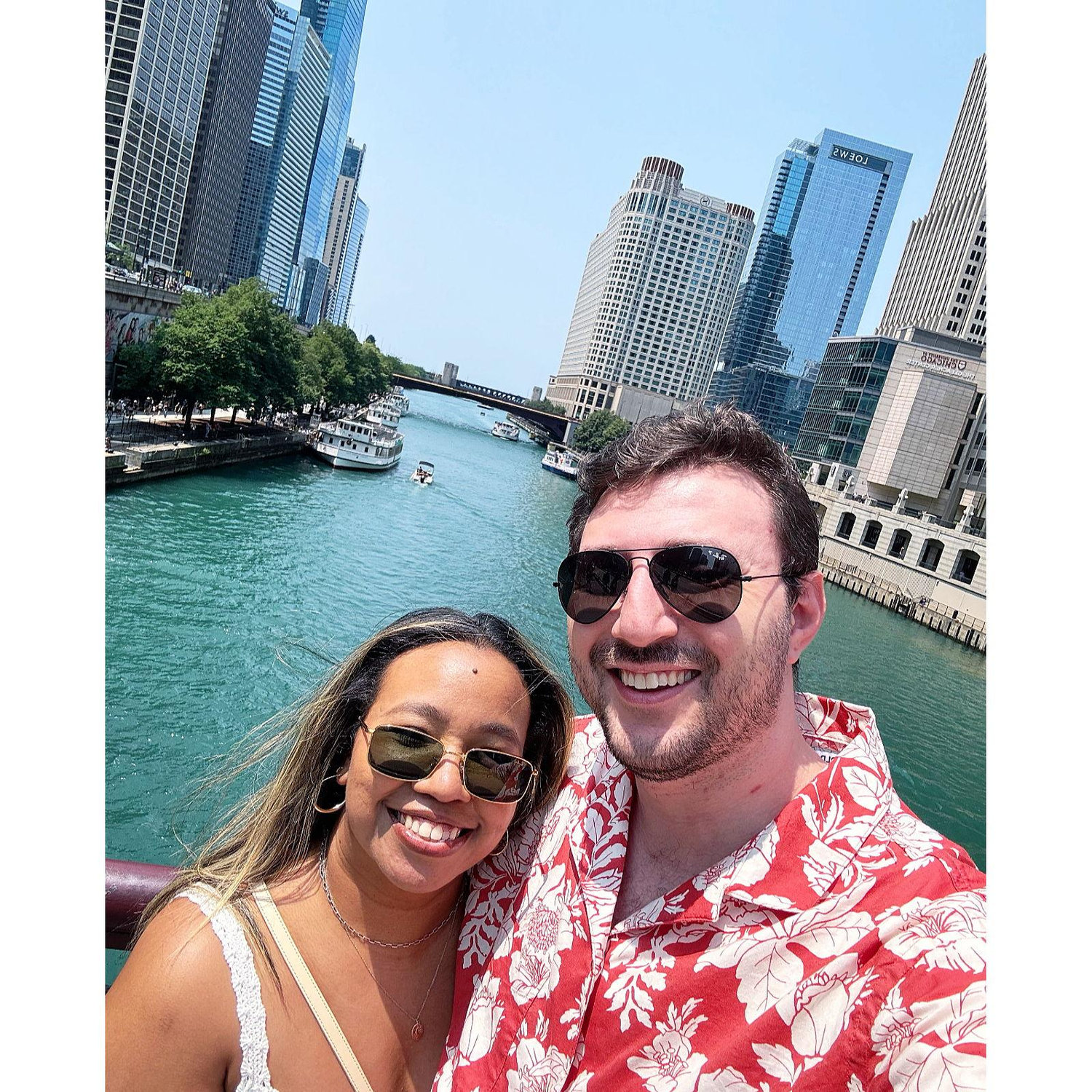 @ DuSable Bridge in Chicago, IL