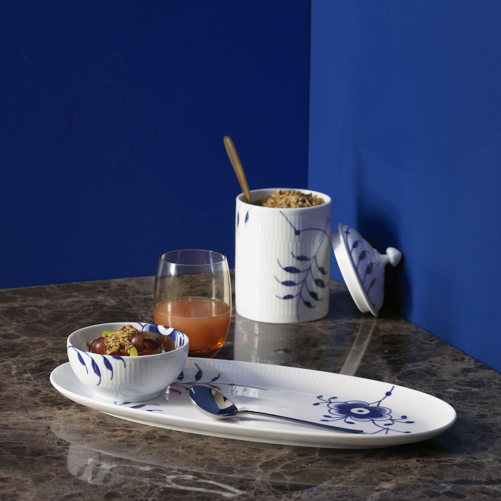   Blue Fluted Mega 皿 21cm Royal Copenhagen, Blue Fluted Mega Small Bowl | Zola