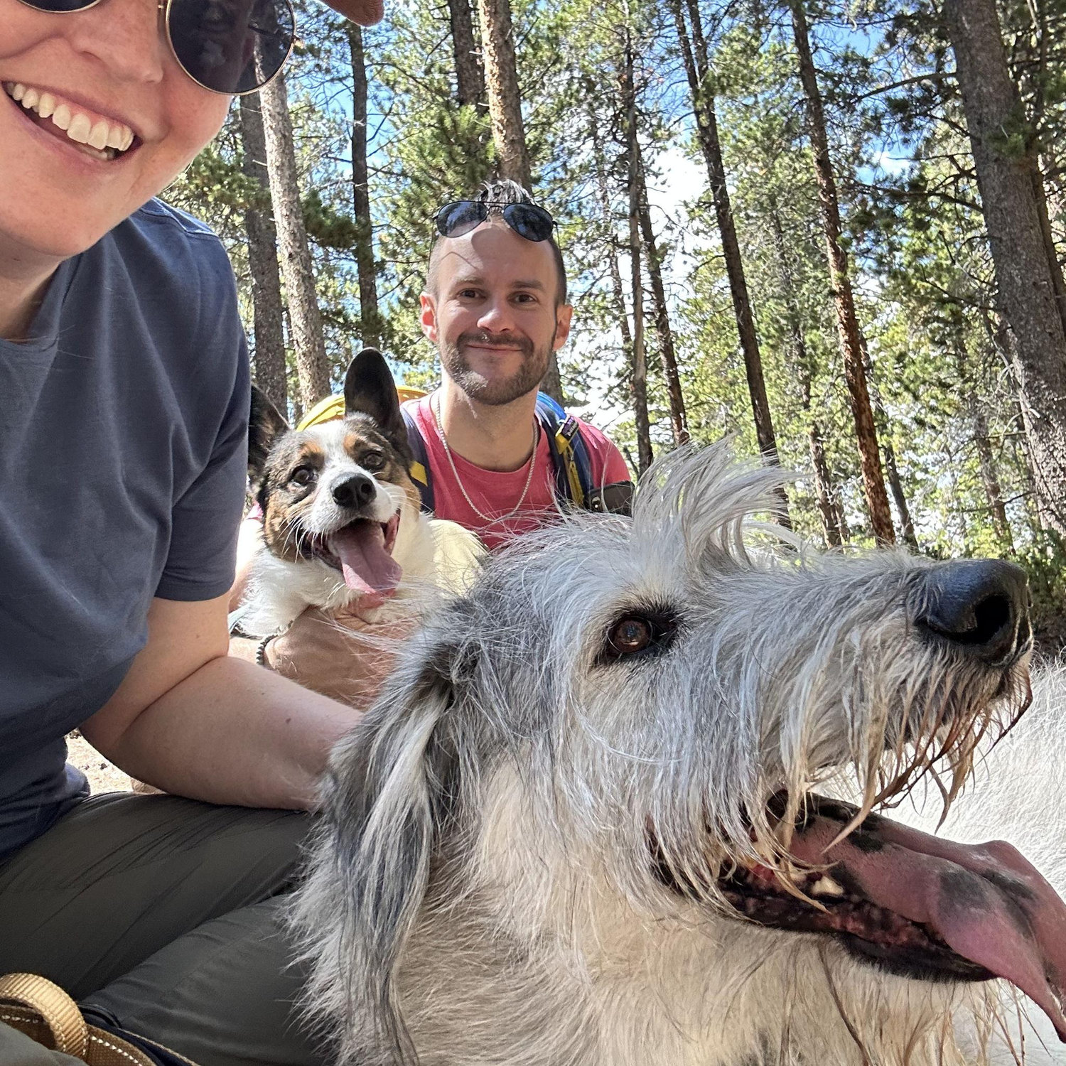 Our first hike together as a family of four!
