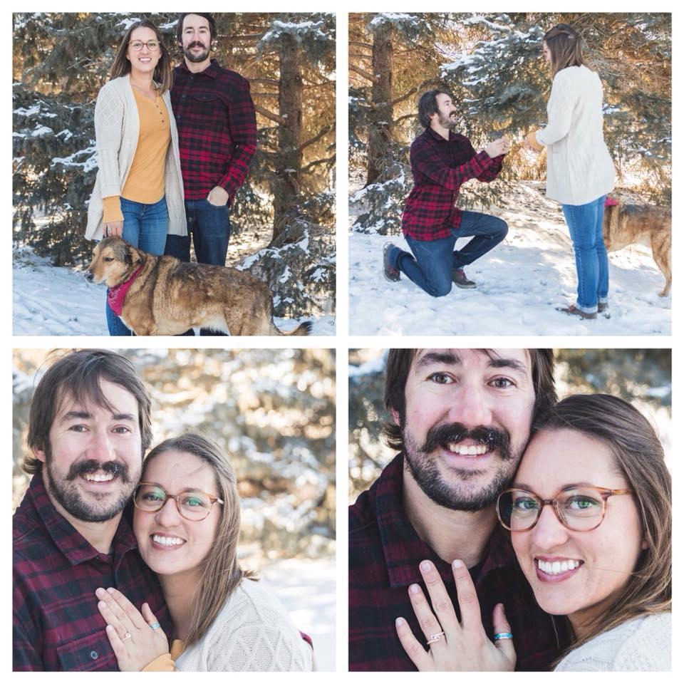 James surprised me on a very cold winter morning with a proposal and asked our friend Chris to capture it for us.