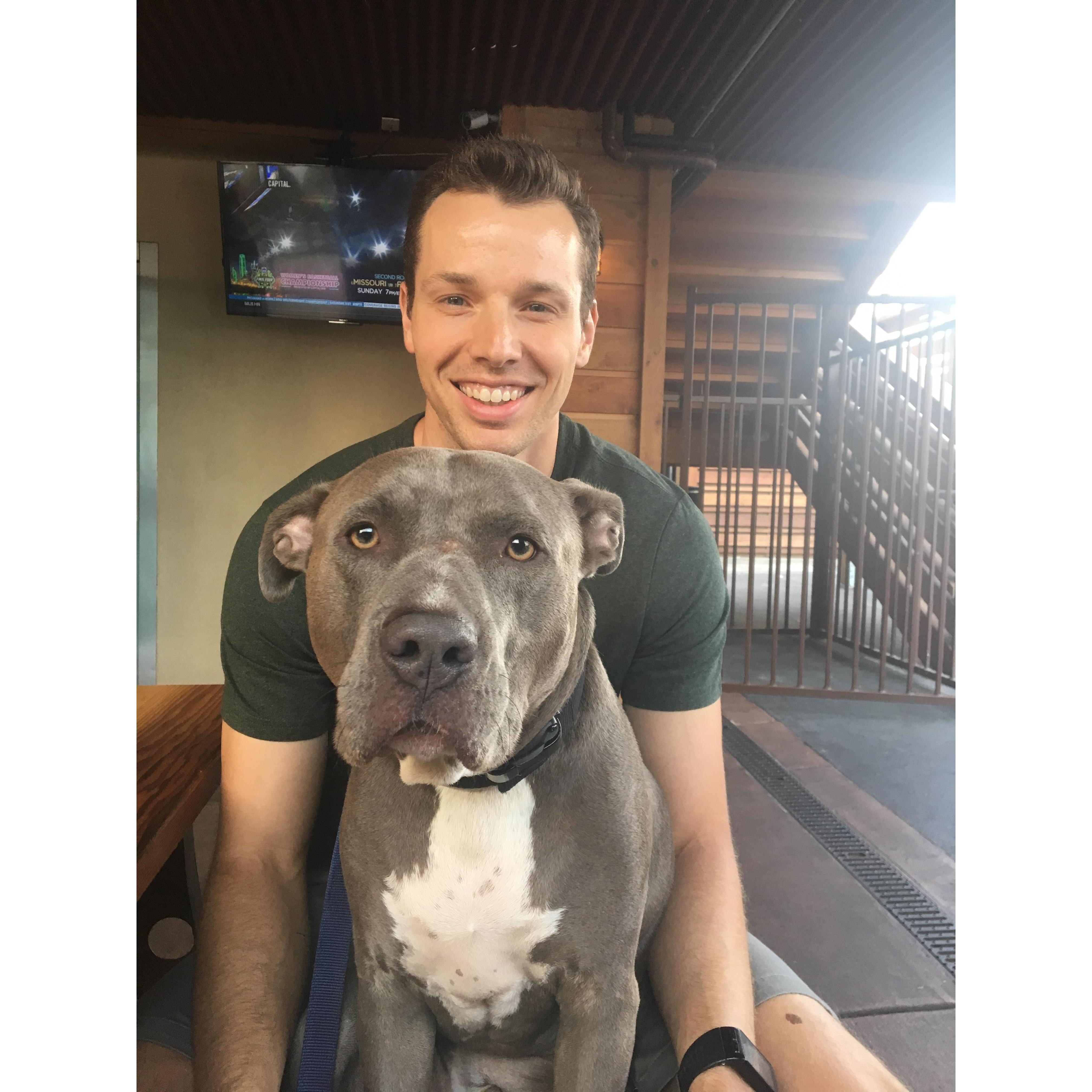 Asher pup visiting California for the first time- June 30th 2017