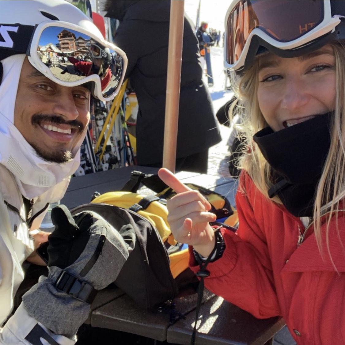 December 11, 2021 - First ski/snowboarding day together