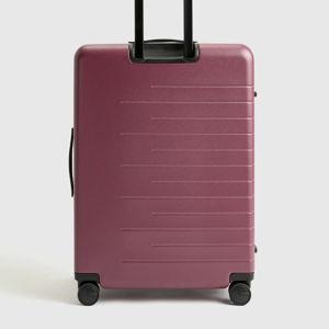 Expandable Large Check-In Suitcase in Wine
