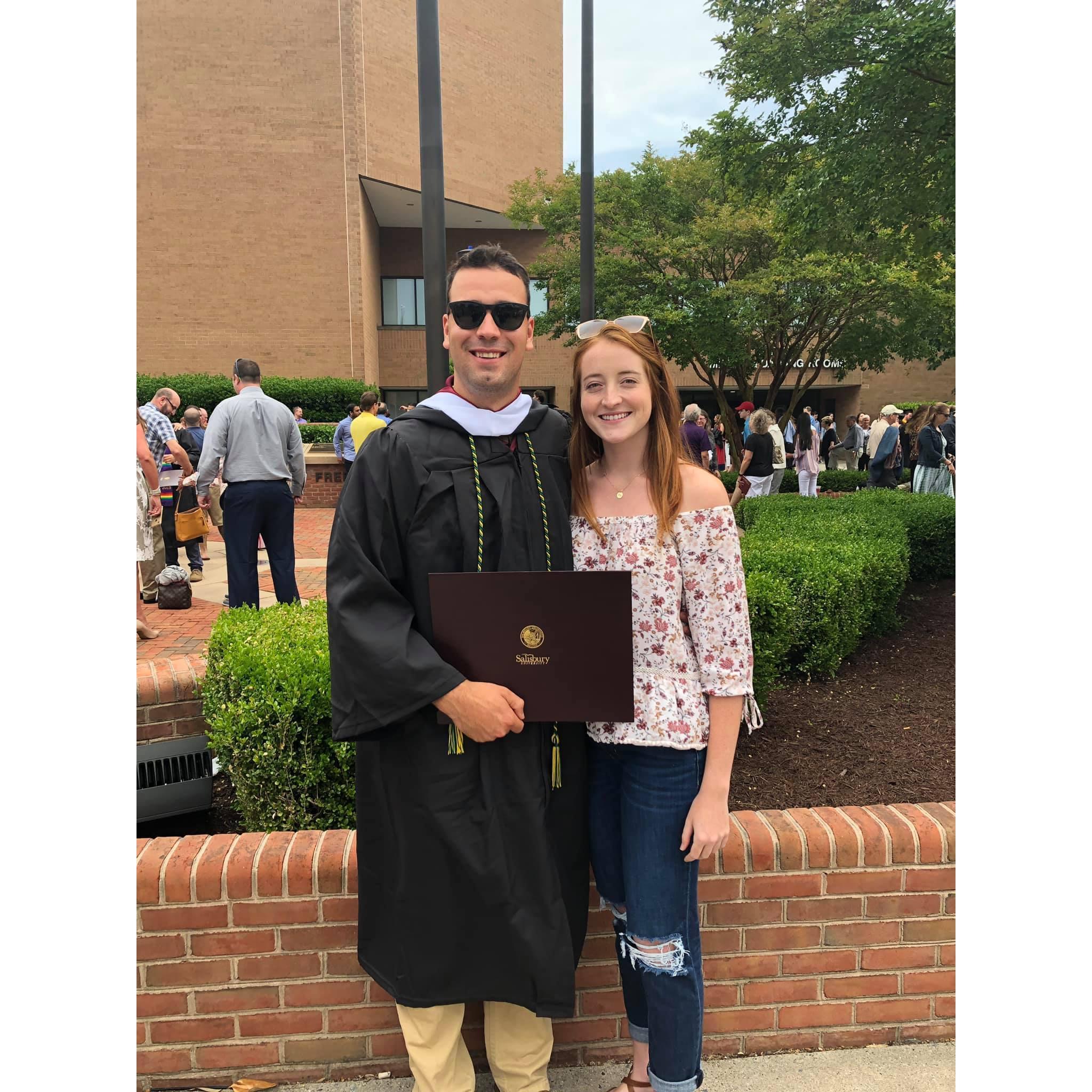 Dan's Salisbury graduation, 2019