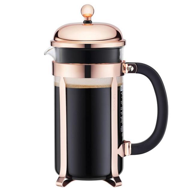 Bodum Chambord French Press Coffee Maker, 8-Cup, Copper