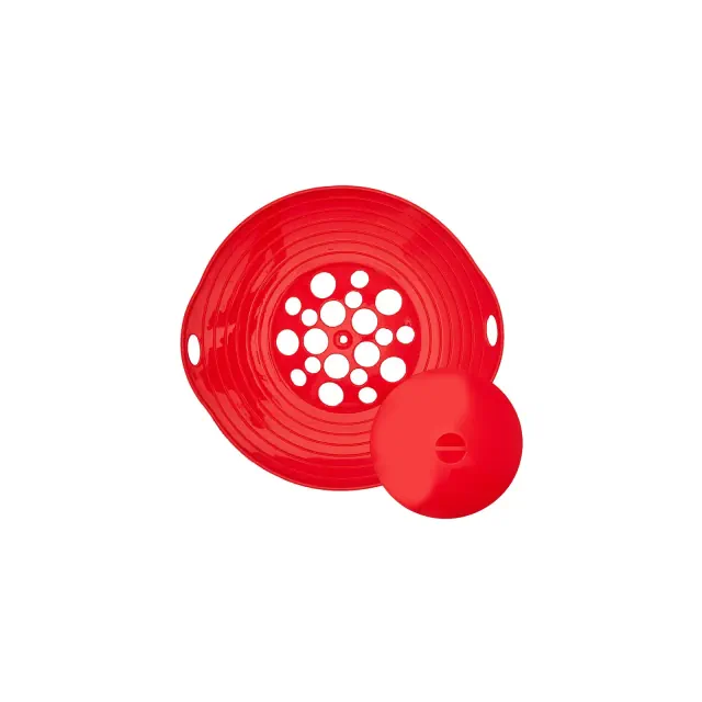 The Lakeside Collection Silicone Boil Over Spill Stopper & Splatter Screen – For 6”-10” Pots