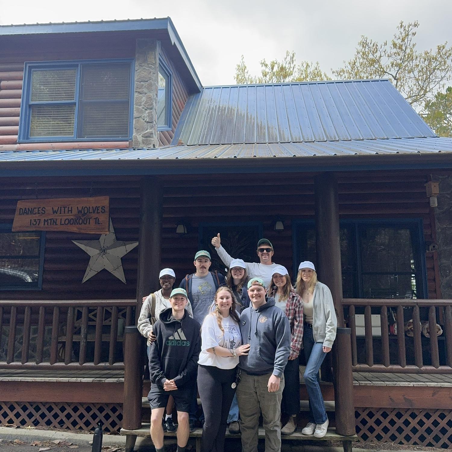 Camp Cleek! Joint bachelor bachelorette trip with some of our wedding party!