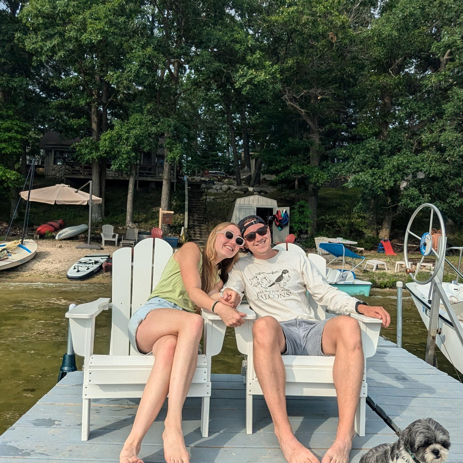 From the first few months of dating, we have spent lots of time with each other's families, including time at the Jonker cottage.
